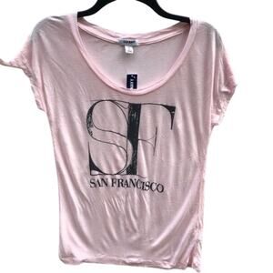 Old Navy Pink Short Sleeve Graphic Tee Size S